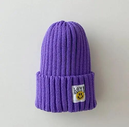 'Love Smile' Warm Knitted Beanie