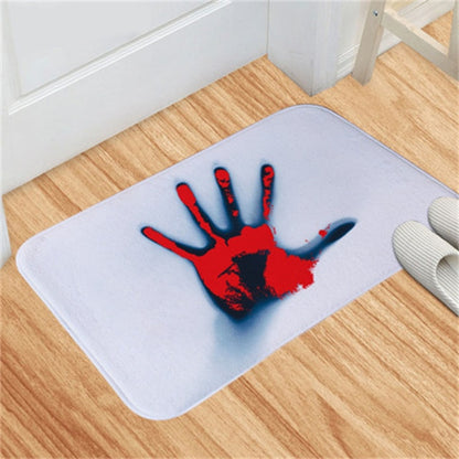 Blood Footprint Door Mat