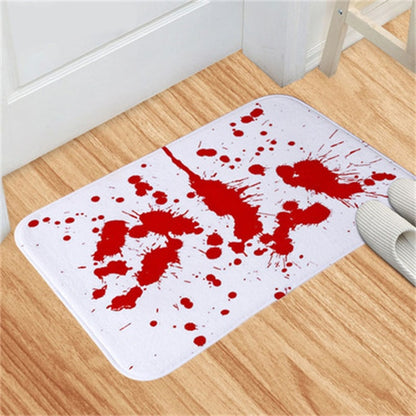 Blood Footprint Door Mat