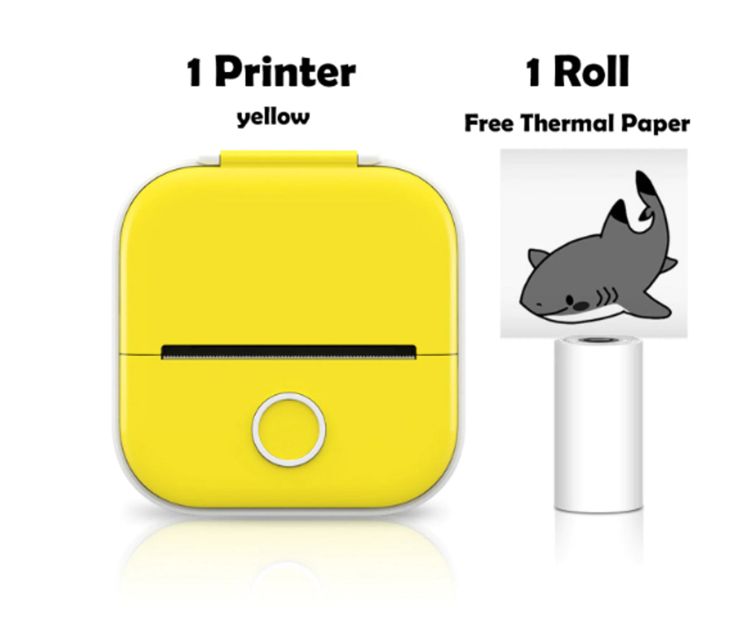 Portable Mini inkless Thermal Label Printer