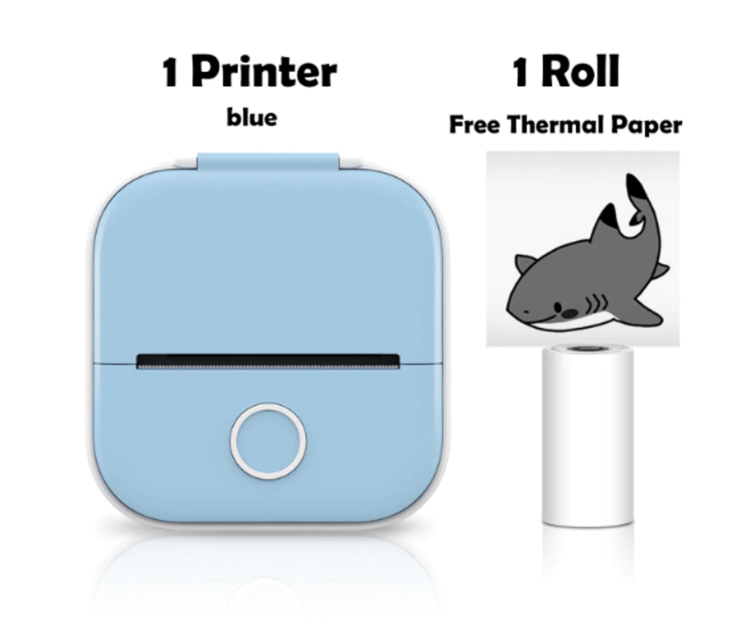 Portable Mini inkless Thermal Label Printer