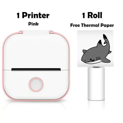 Portable Mini inkless Thermal Label Printer