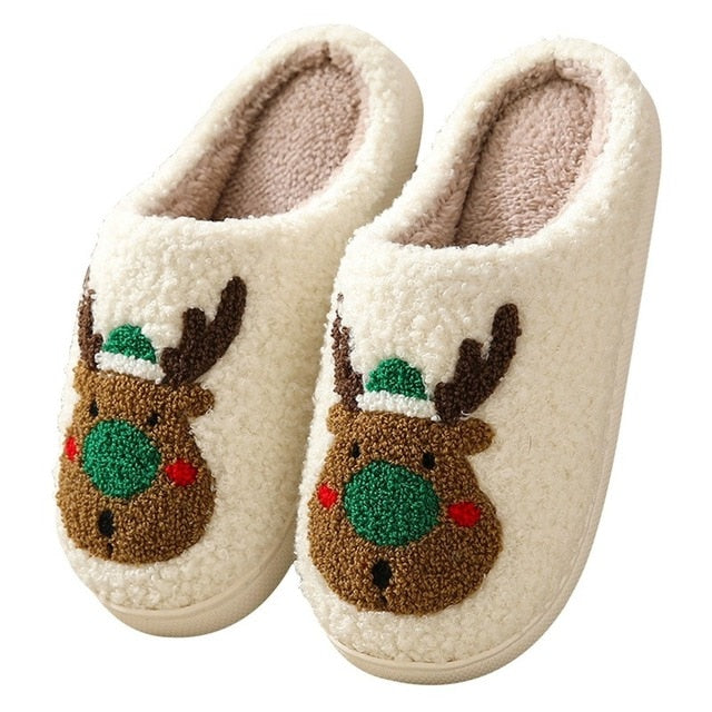 Christmas Cotton Slippers