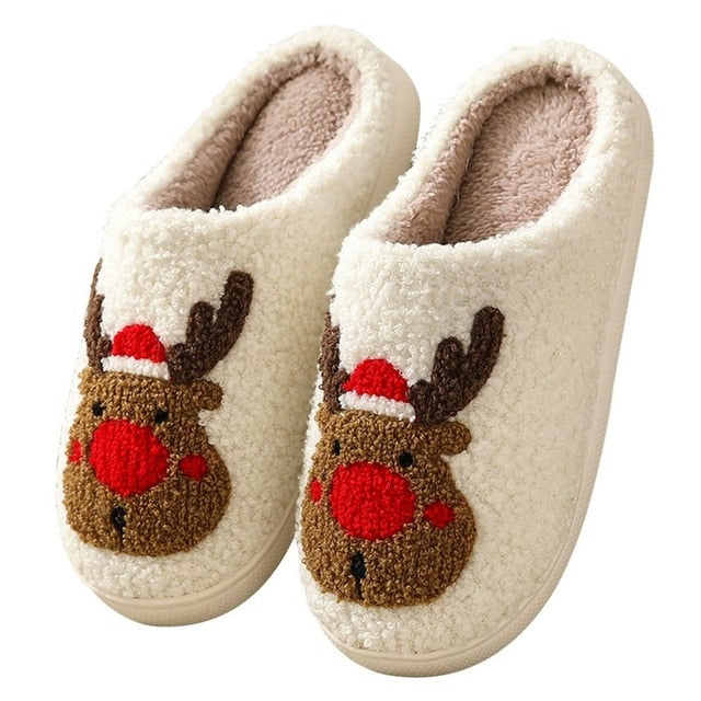 Christmas Cotton Slippers