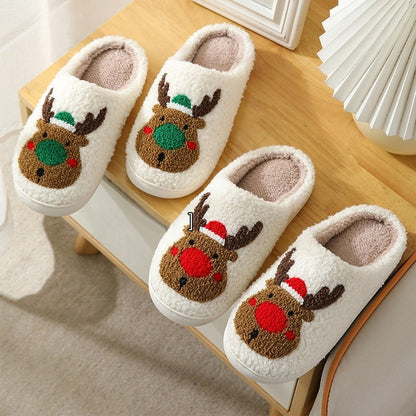 Christmas Cotton Slippers