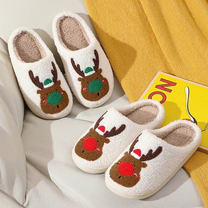 Christmas Cotton Slippers