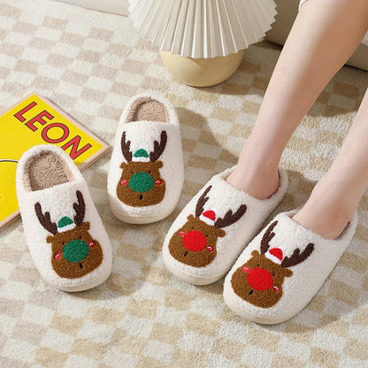 Christmas Cotton Slippers