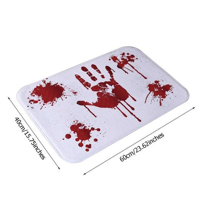 Blood Footprint Door Mat