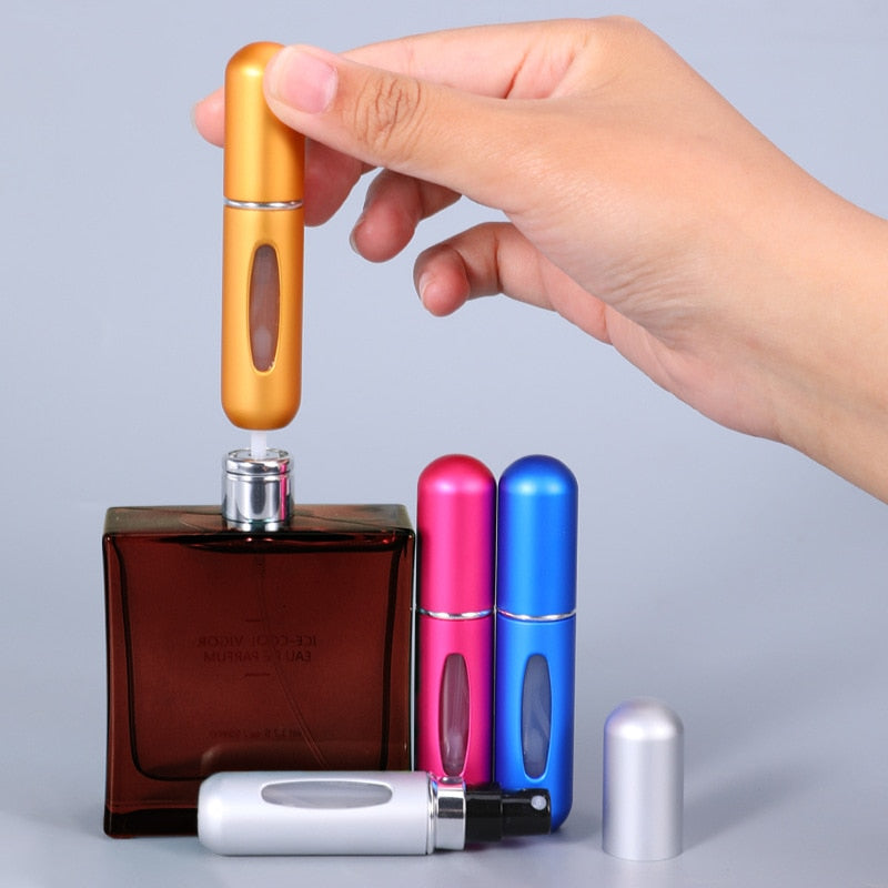 Mini Perfume Aluminum Portable Liquid Cosmetic